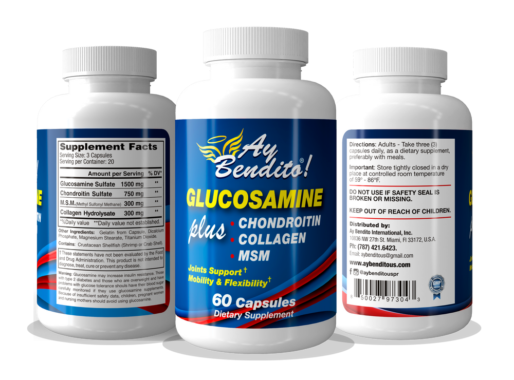 
                  
                    Glucosamine – Chondroitin – MSM- Collagen - 60 Capsules
                  
                